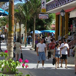 Front Street, Philipsburg, St. Maarten Shopping Mecca in the Caribbean